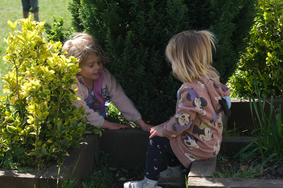 Children playing.